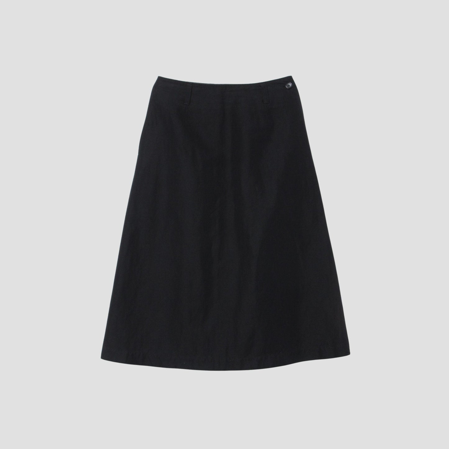 COTTON LINEN TWILL SKIRT