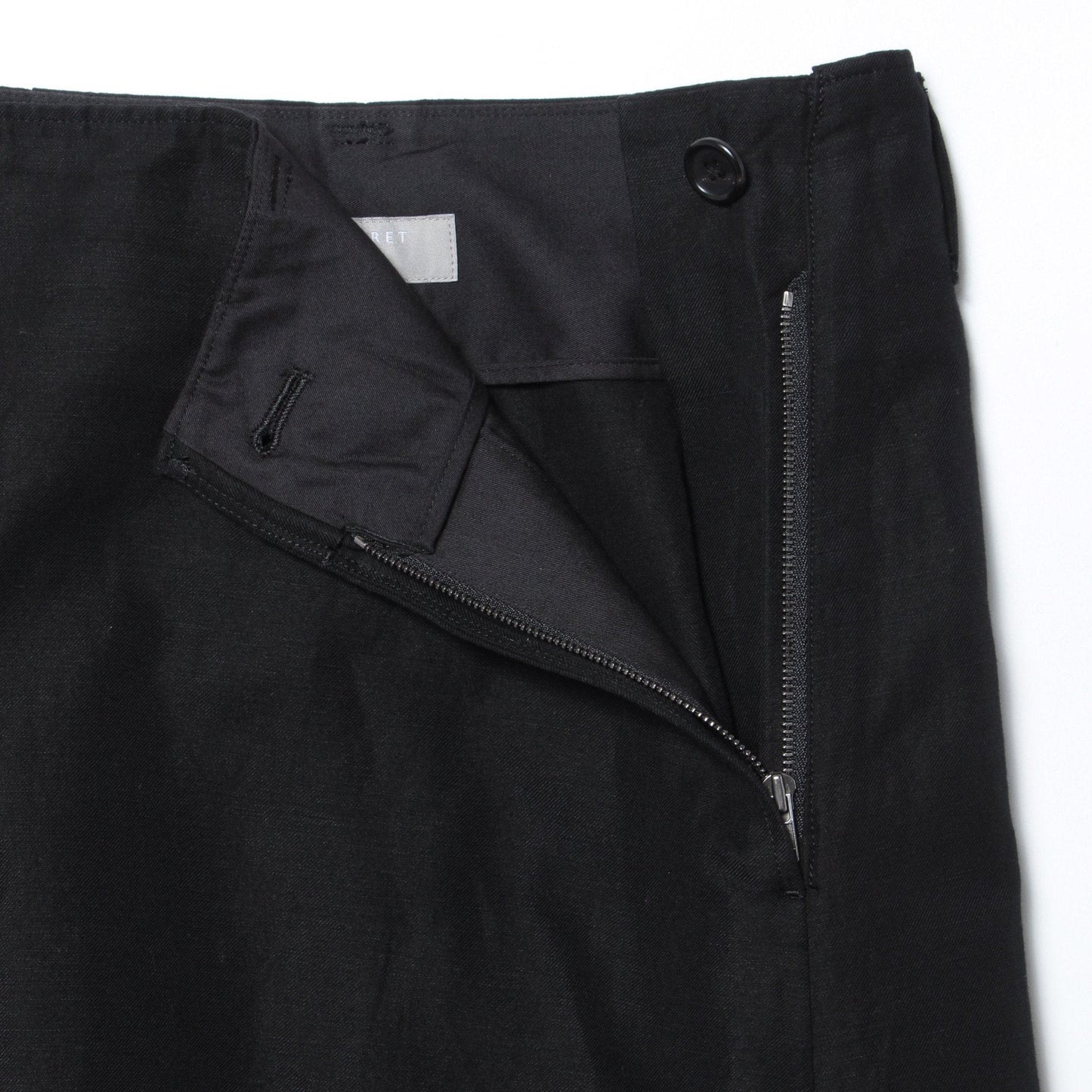 COTTON LINEN TWILL SKIRT