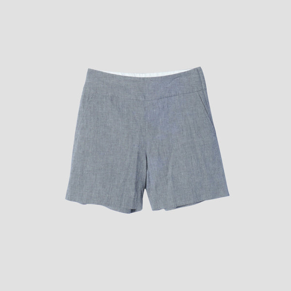 YARN DYE LINEN COTTON TROUSERS