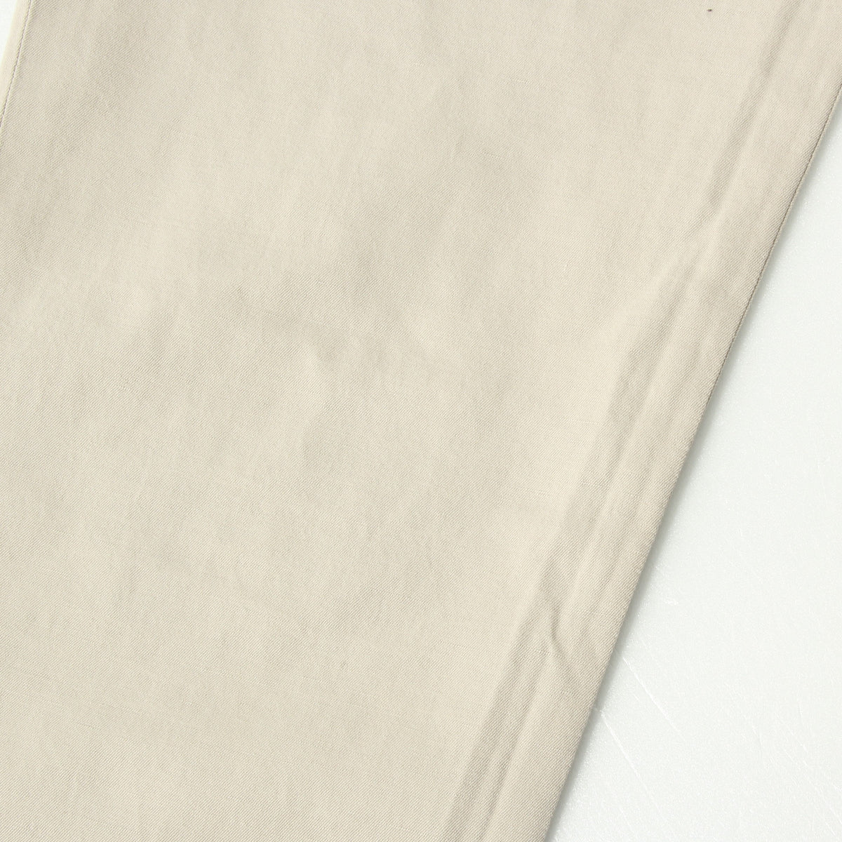 LINEN COTTON TWILL TROUSERS
