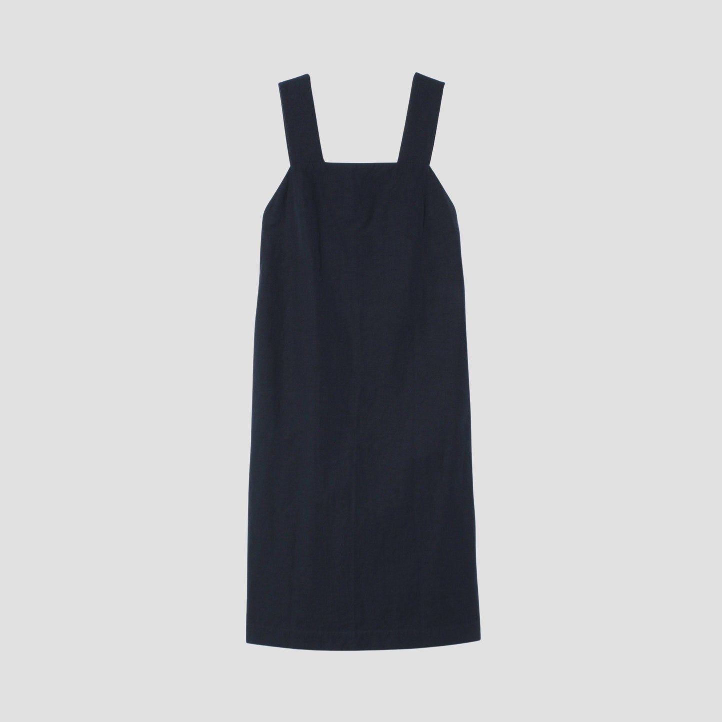 COTTON LINEN SILK POPLIN DRESS