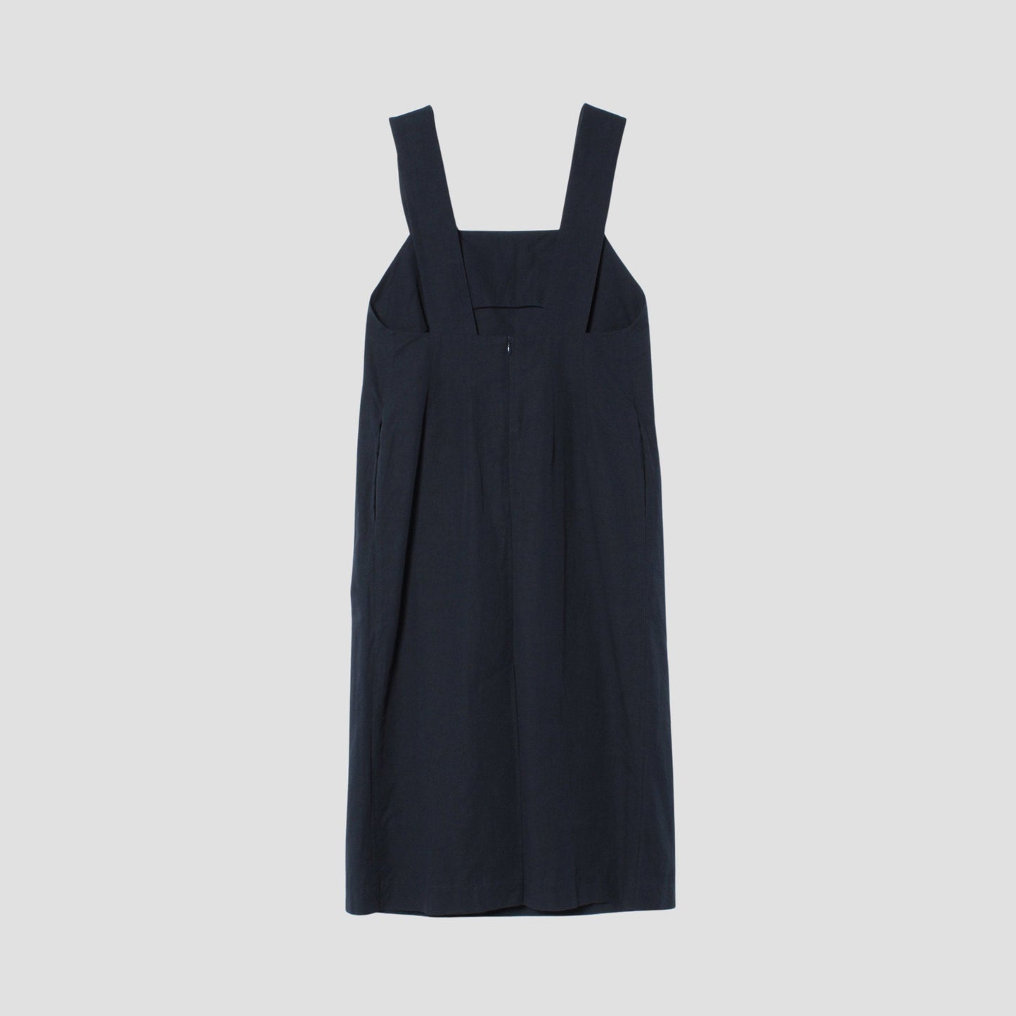 COTTON LINEN SILK POPLIN DRESS