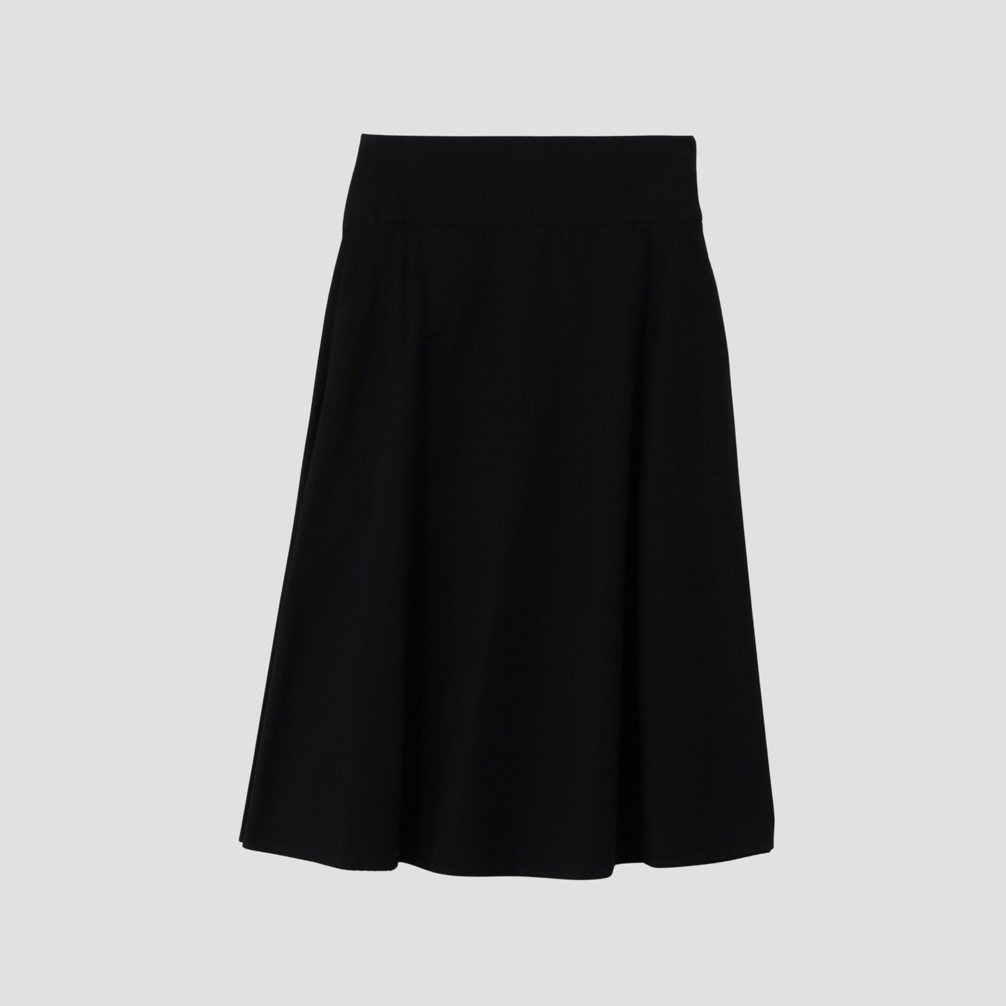 COTTON SILK PLAIN WEAVE SKIRT