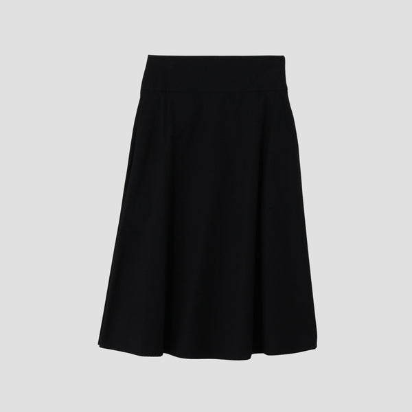 COTTON SILK PLAIN WEAVE SKIRT