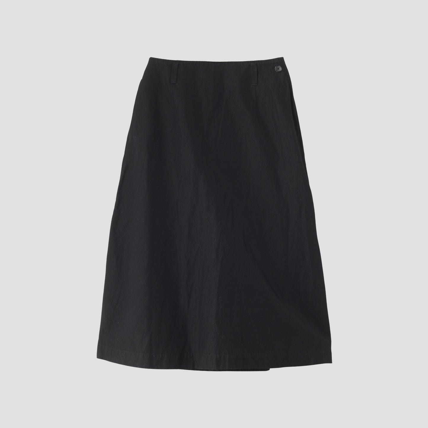 COTTON LINEN TWILL SKIRT