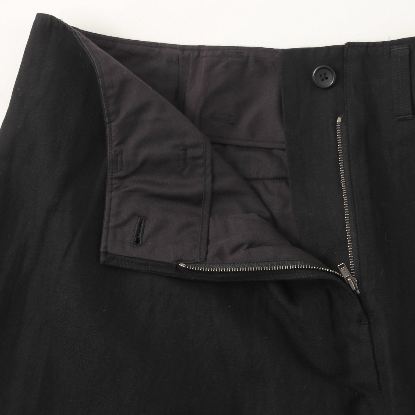 COTTON LINEN TWILL SKIRT