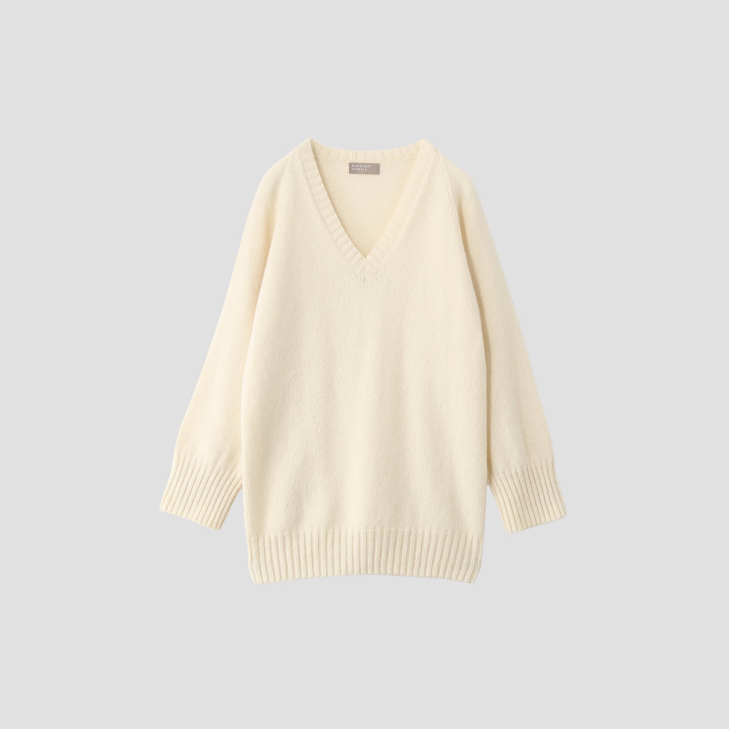 OVERSIZED V NECK JUMPER KNIT