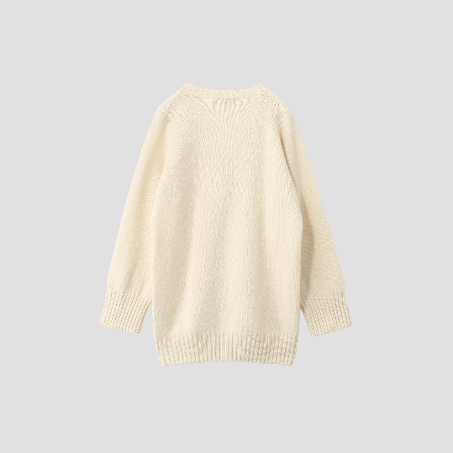 OVERSIZED V NECK JUMPER KNIT