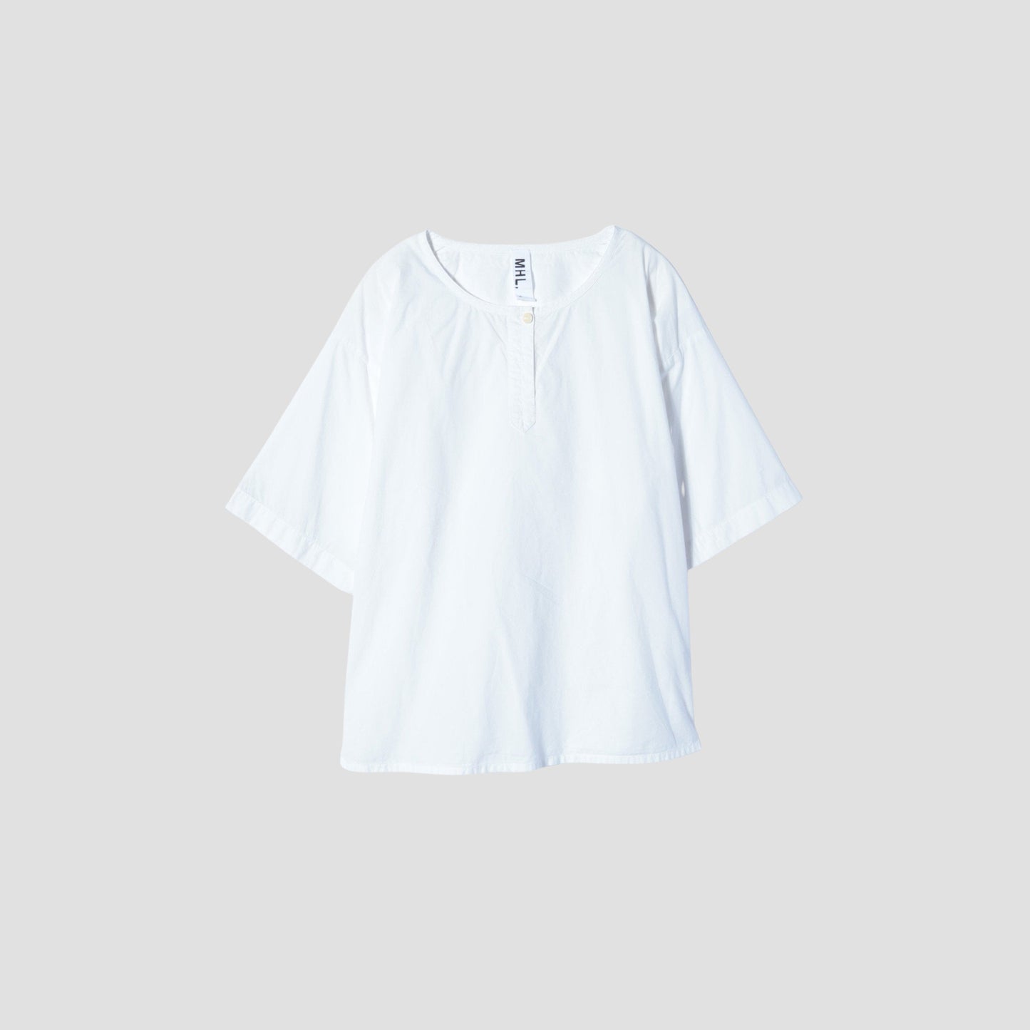 COTTON SLUB POPLIN SHIRT