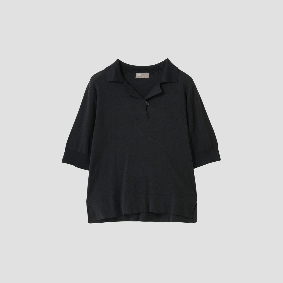 COTTON SILK POLO KNIT