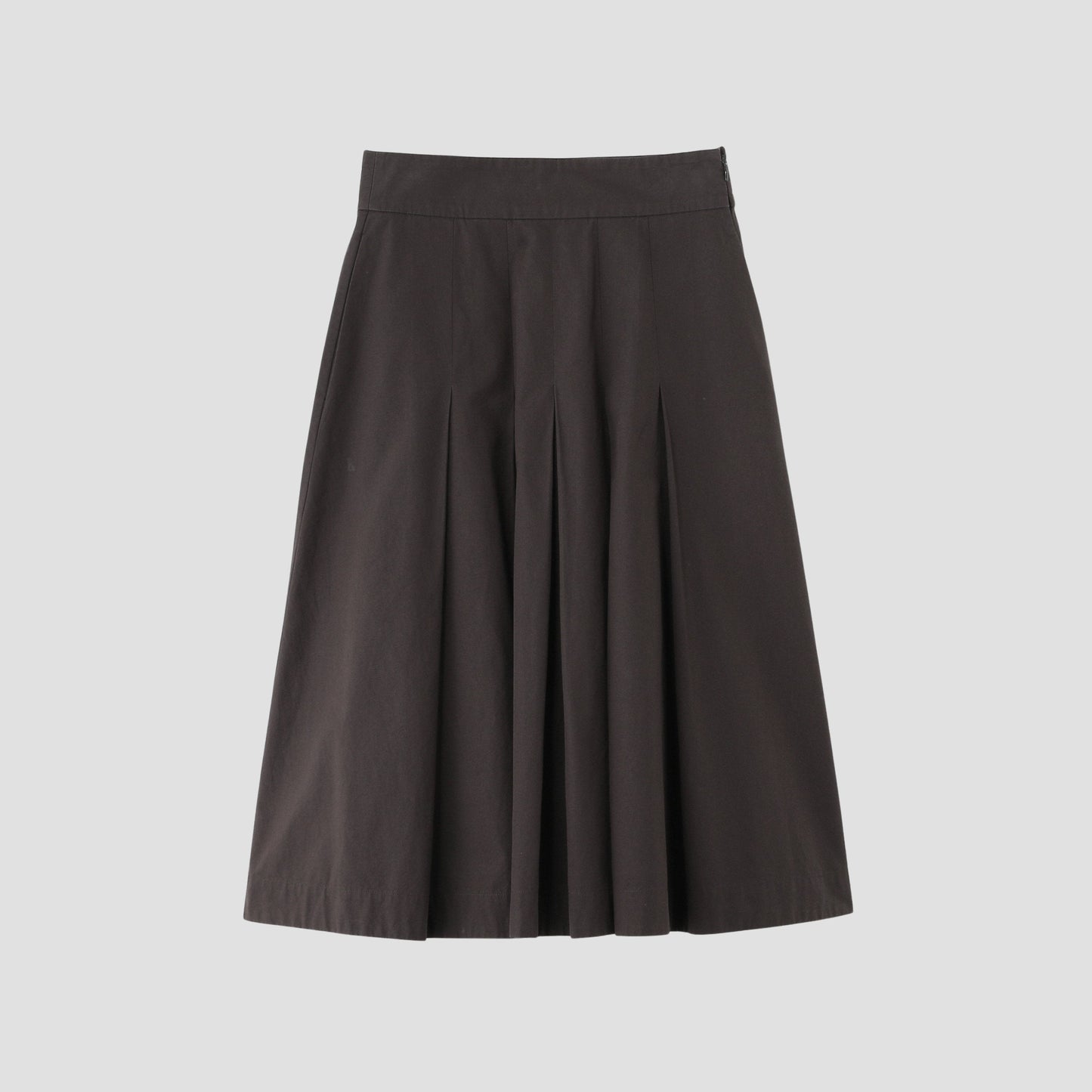 HIGHDENSE COTTON POPLIN SKIRT