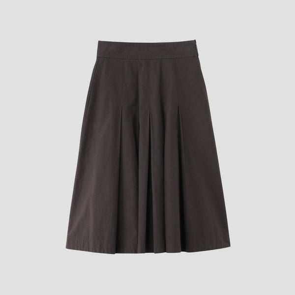 HIGHDENSE COTTON POPLIN SKIRT