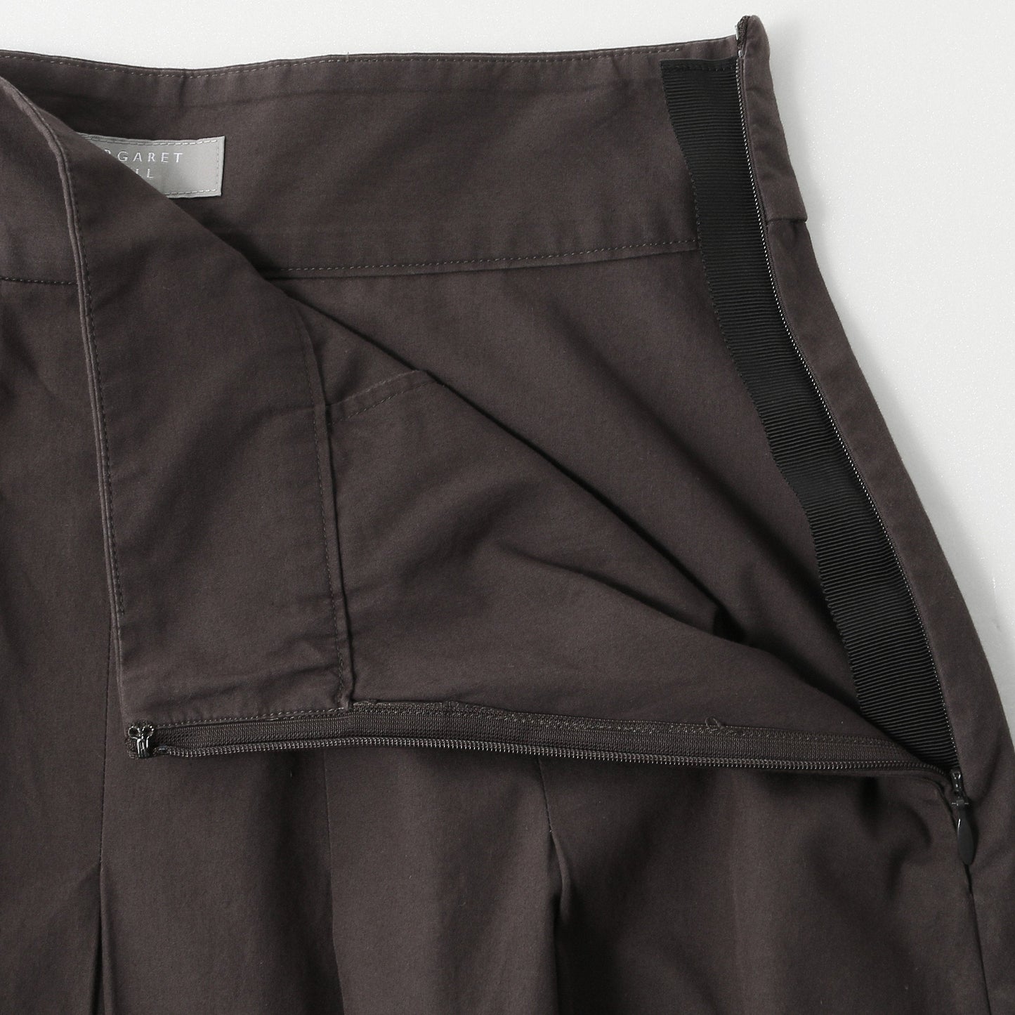 HIGHDENSE COTTON POPLIN SKIRT