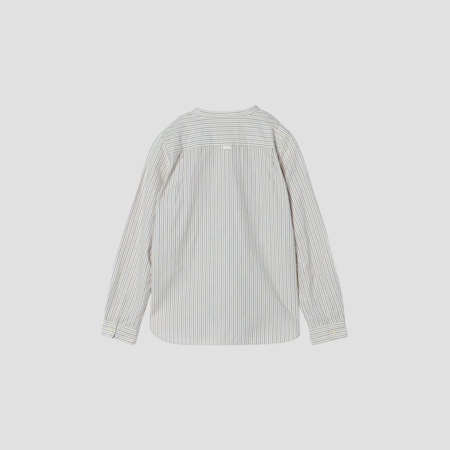 COTTON WOOL STRIPE SHIRT