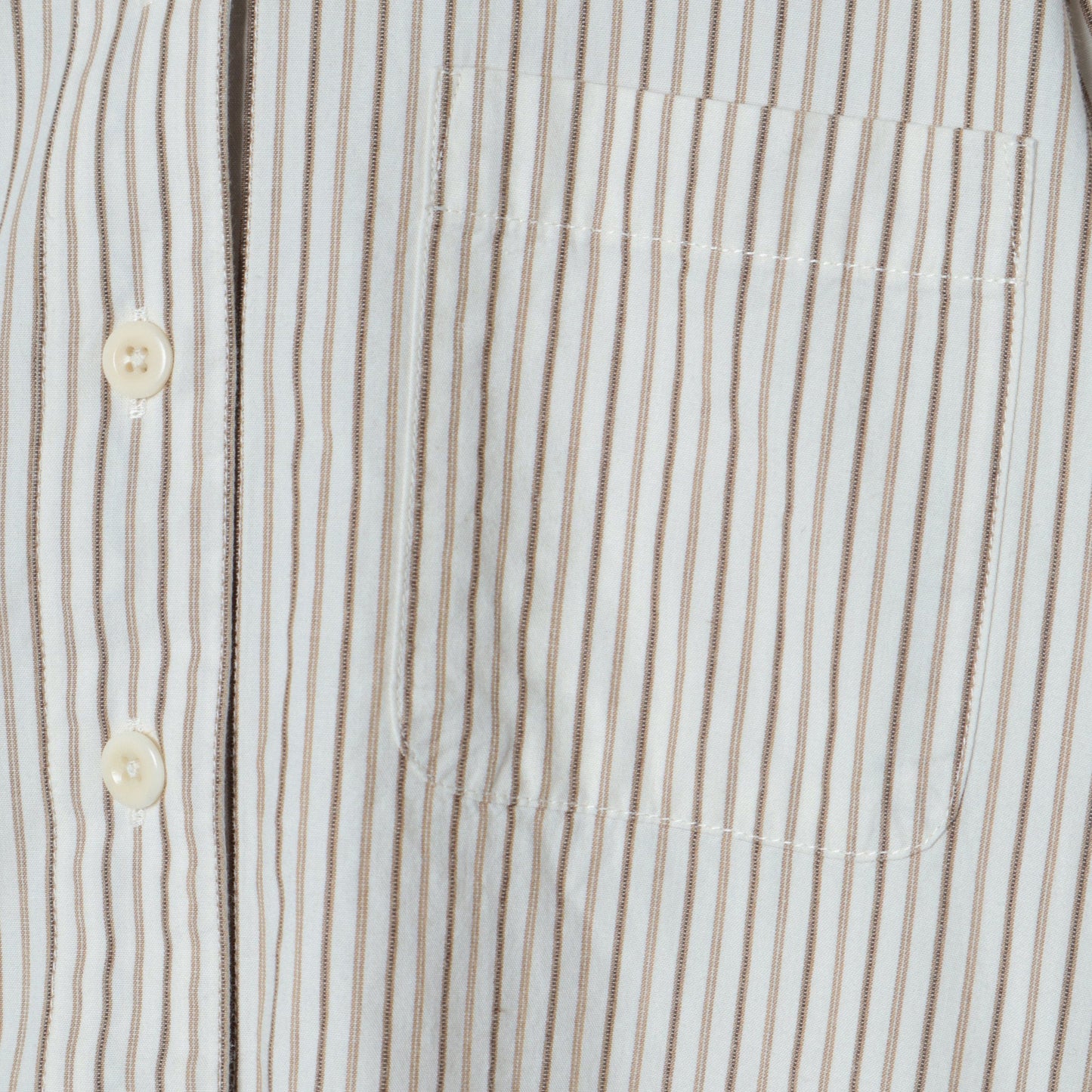 COTTON WOOL STRIPE SHIRT