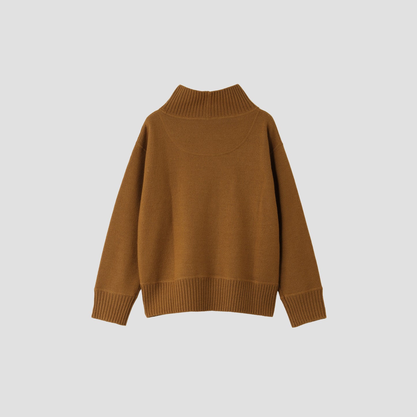 FELTED ROUGH WOOL KNIT