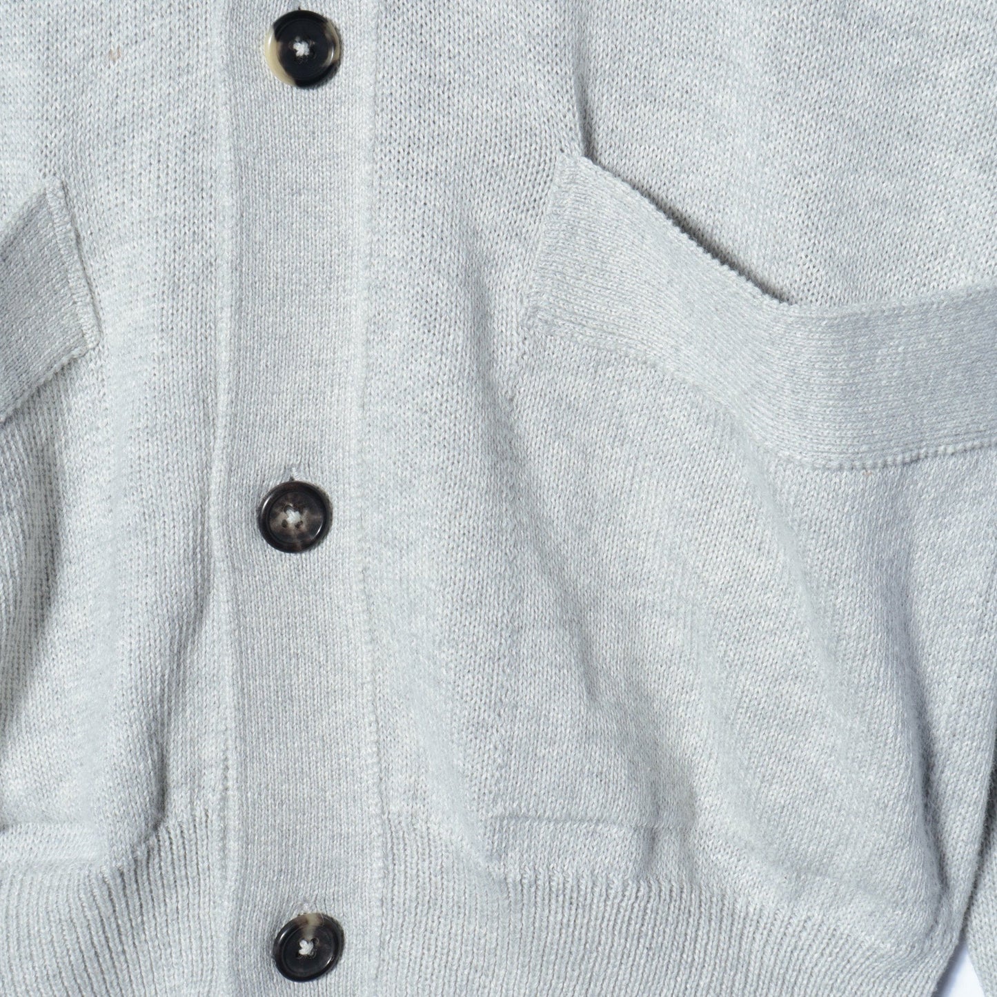 COTTON RAMIE CARDIGAN KNIT