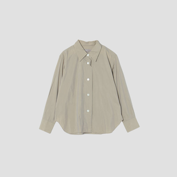 WASHED COTTON SILK SHIRT