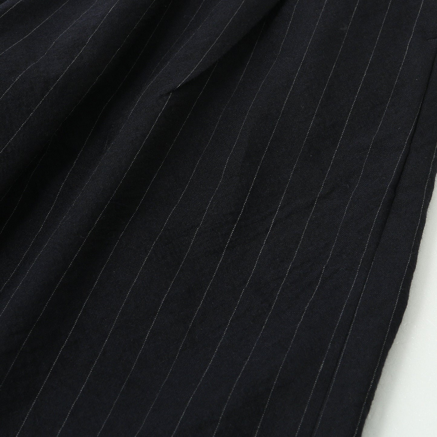 FINE PINSTRIPE WOOL TROUSERS
