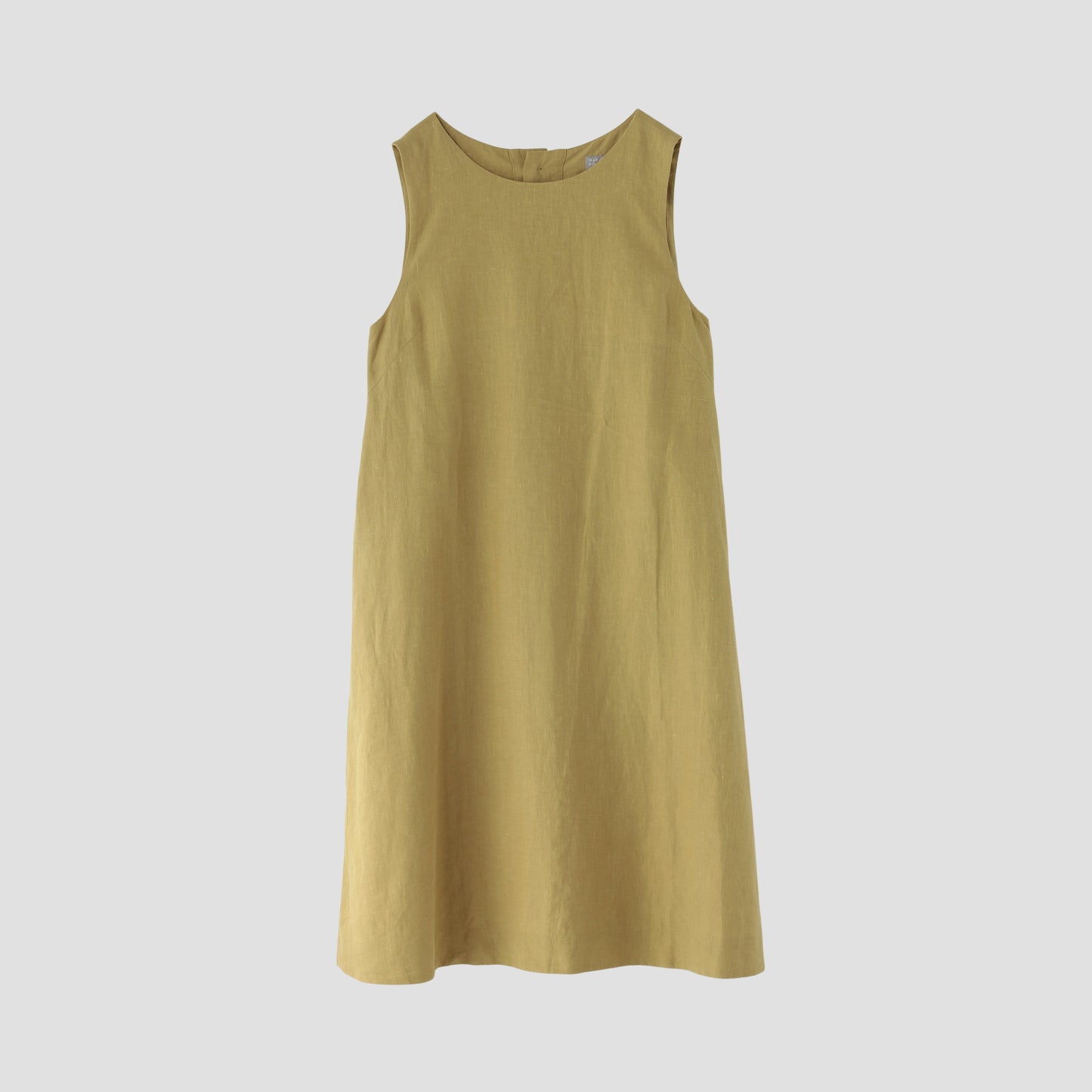 DENSE FINE LINEN POPLIN DRESS