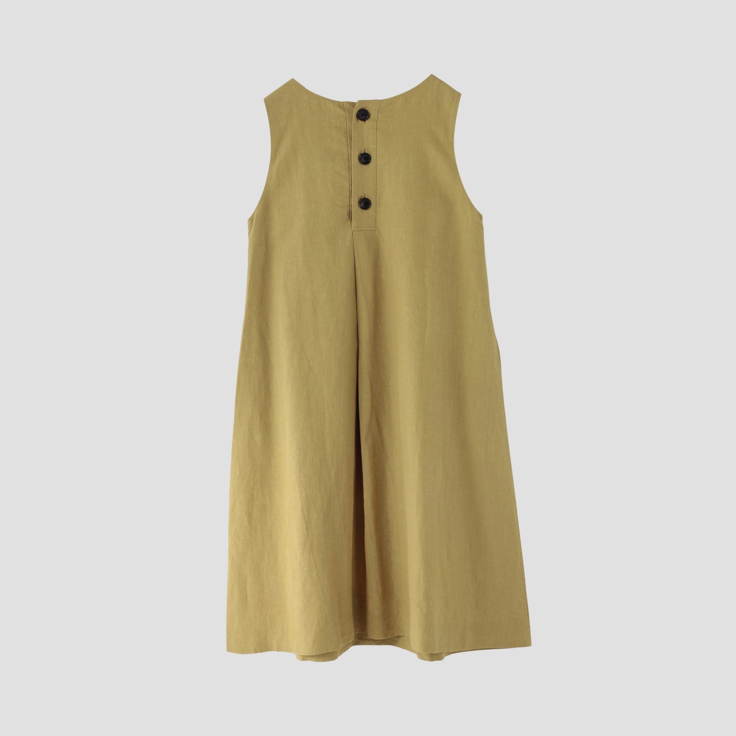 DENSE FINE LINEN POPLIN DRESS