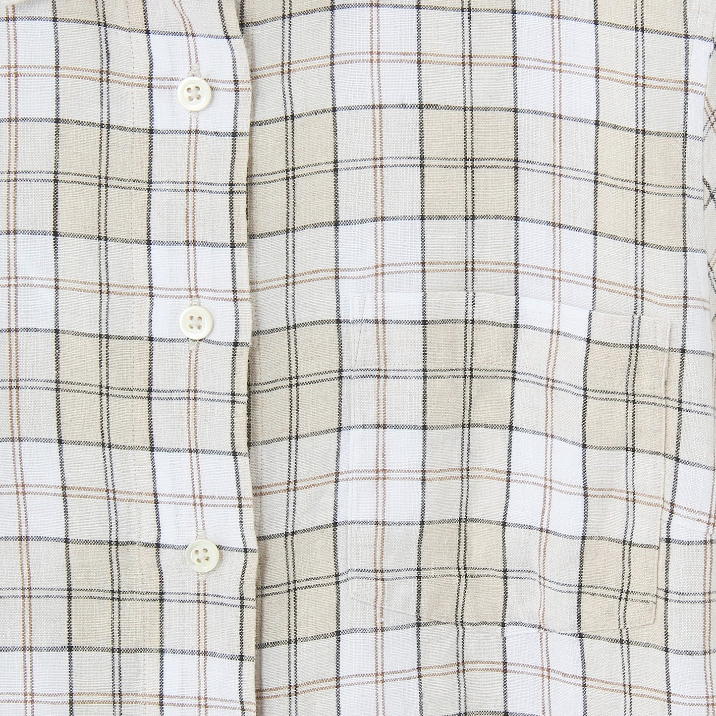 LINEN TARTAN SHIRT