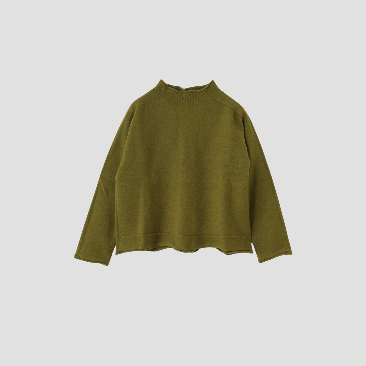 FELTED ROUGH WOOL KNIT