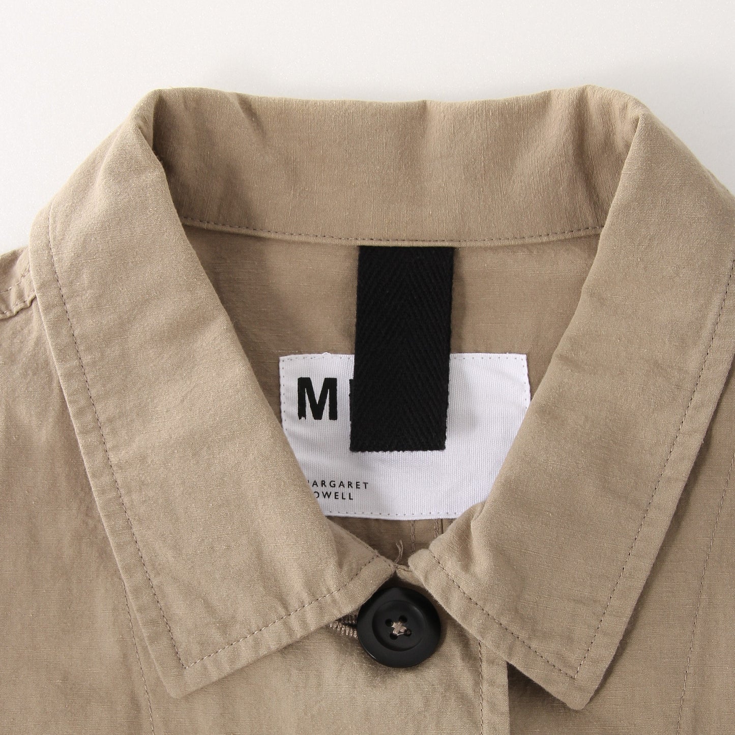 COTTON LINEN PLAIN WEAVE BLOUSON