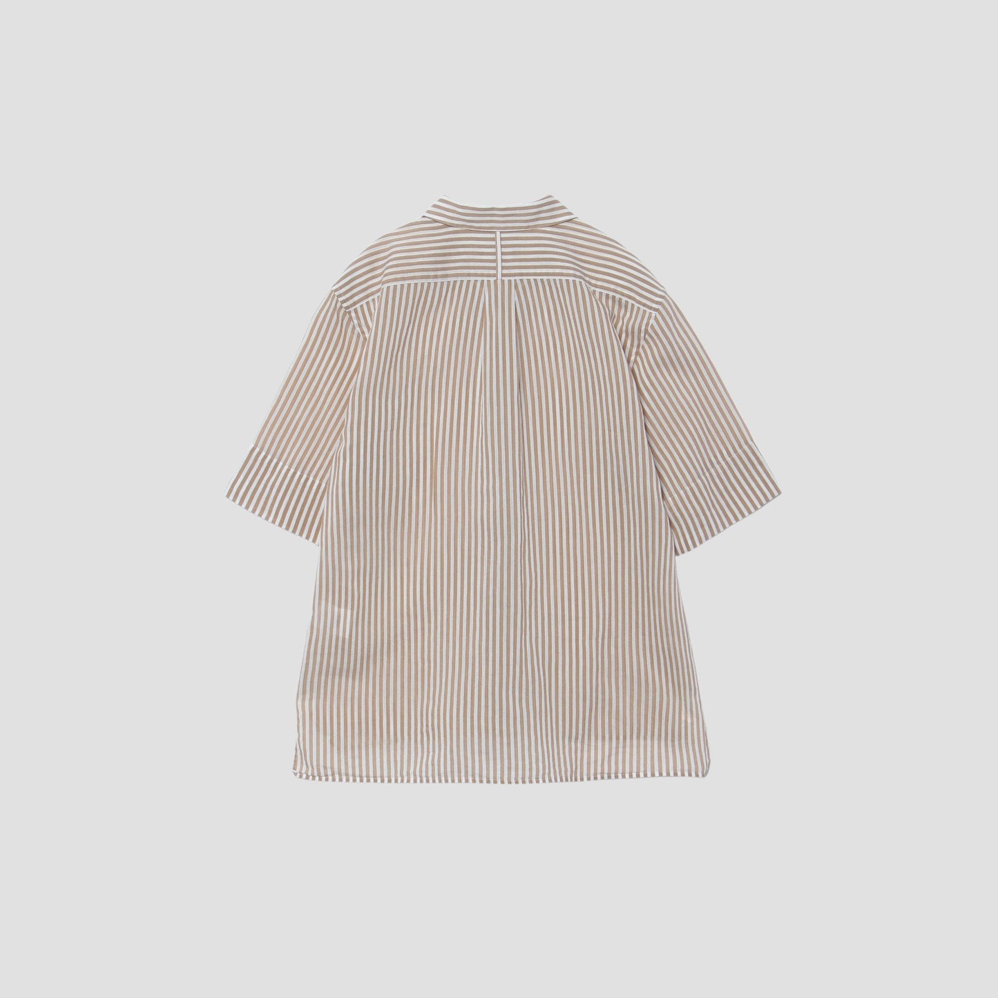 BOLD STRIPE COTTON SILK SHIRT