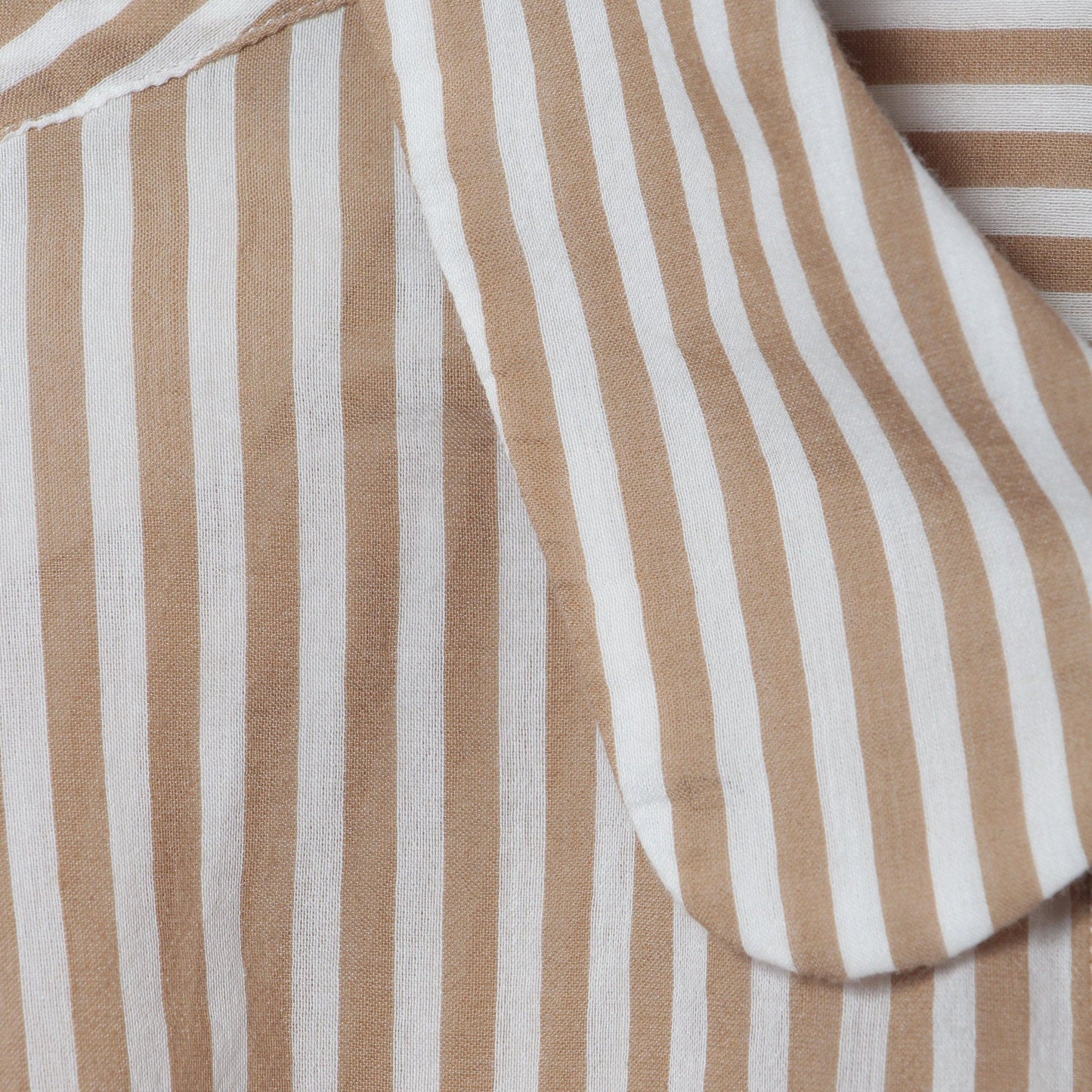 BOLD STRIPE COTTON SILK SHIRT