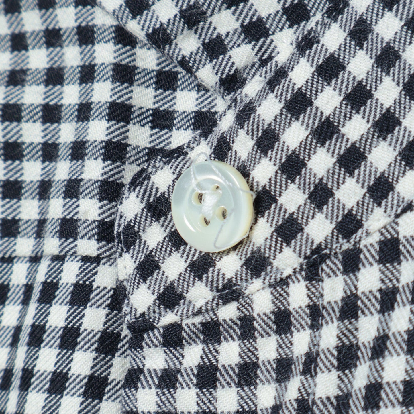 BRUSHED GINGHAM COTTON SHIRT