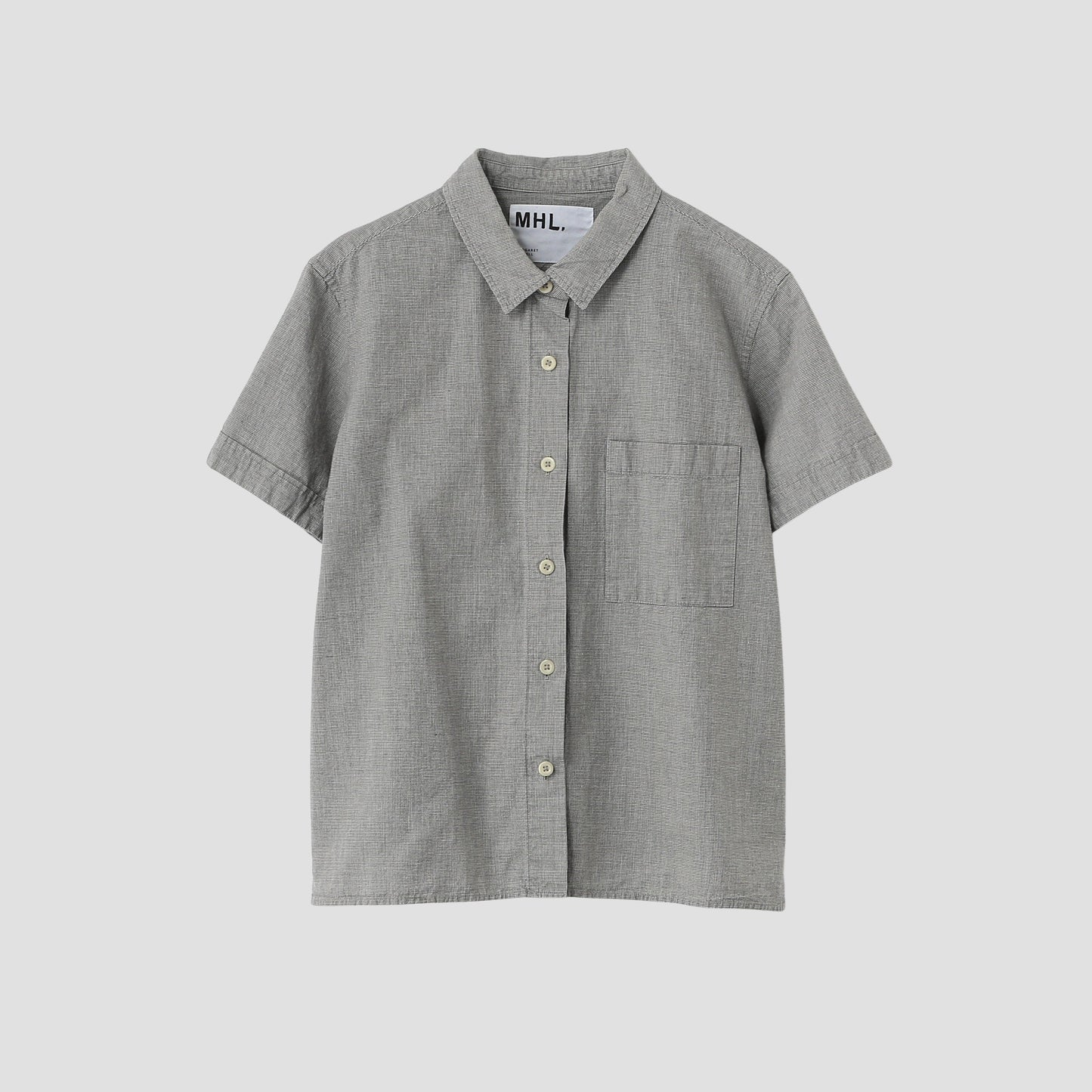 YARN DYE COTTON LINEN SHIRT