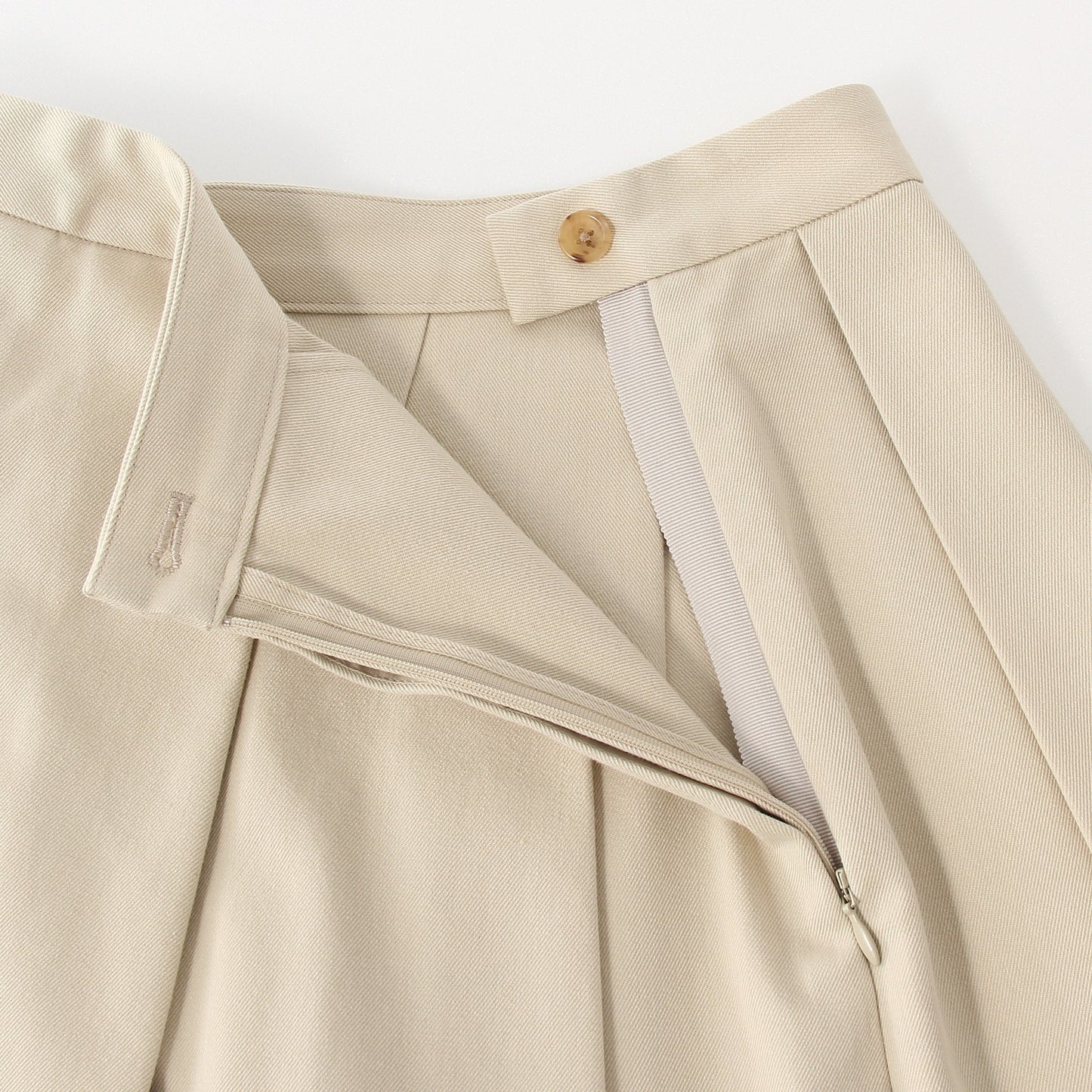 COTTON WOOL TWILL SKIRT