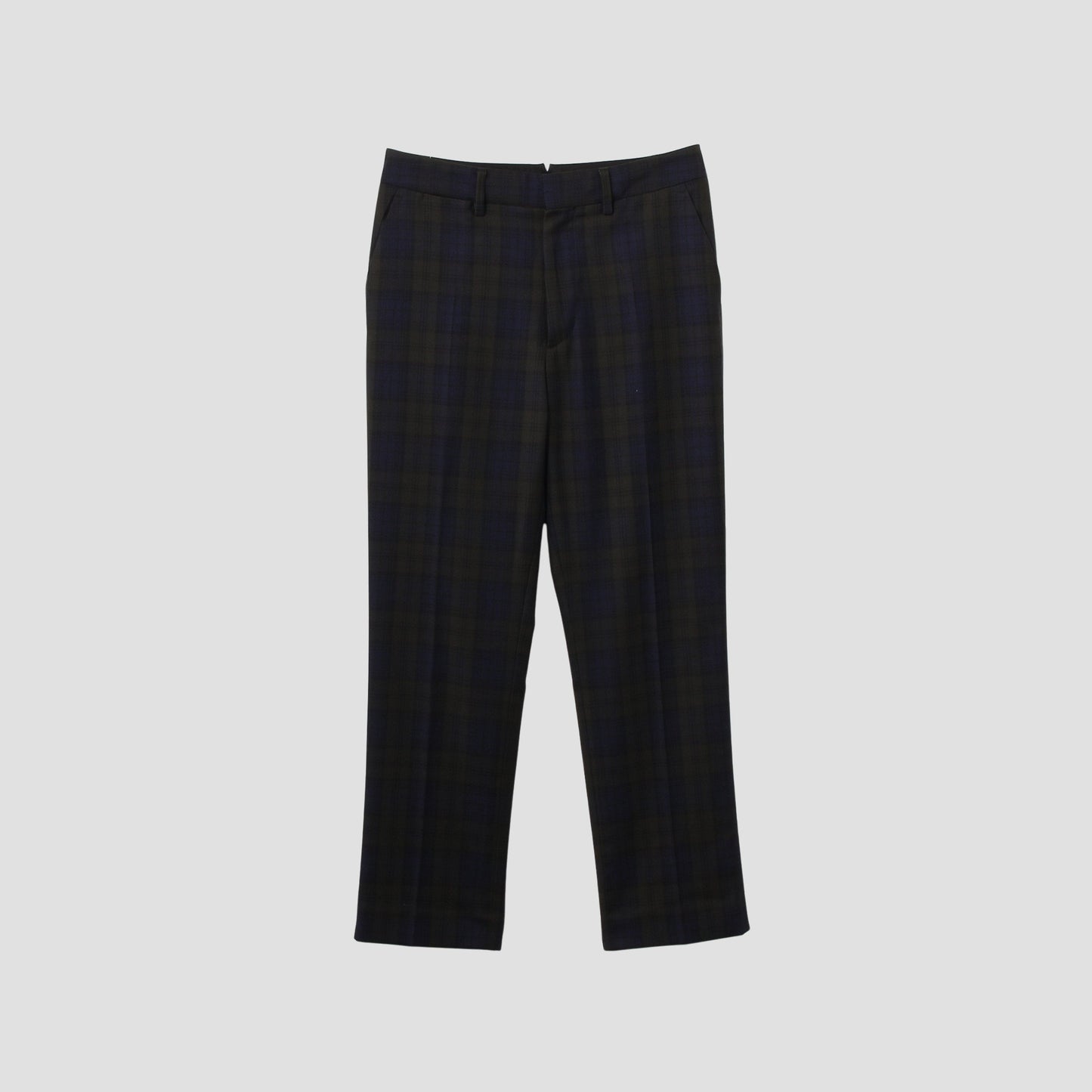WOOL BLACKWATCH TROUSERS