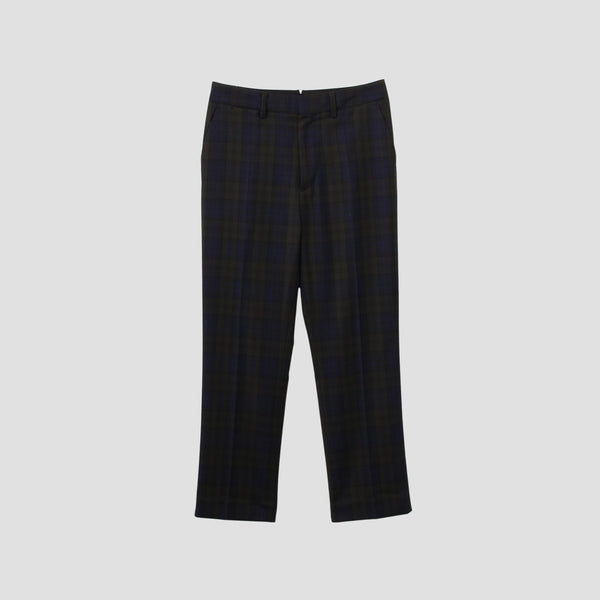 WOOL BLACKWATCH TROUSERS