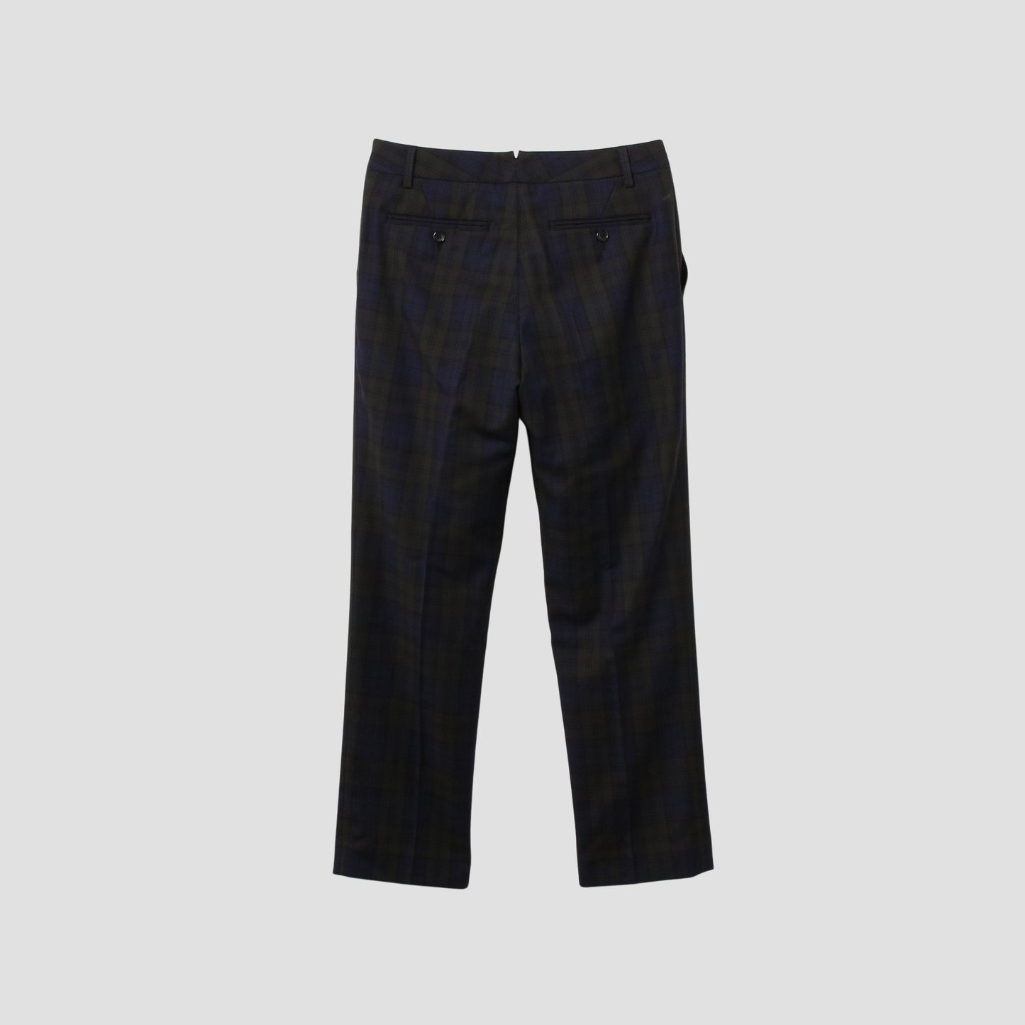 WOOL BLACKWATCH TROUSERS