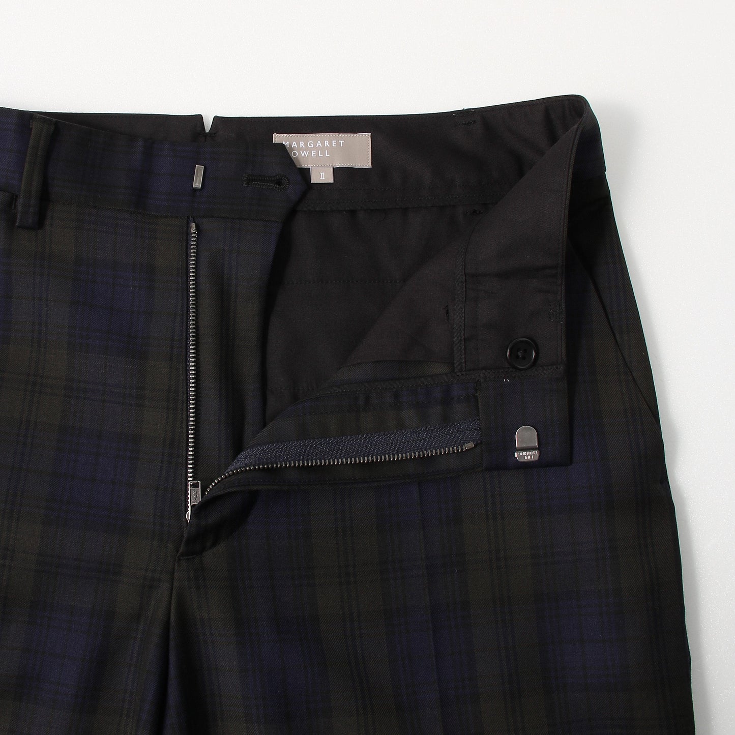 WOOL BLACKWATCH TROUSERS