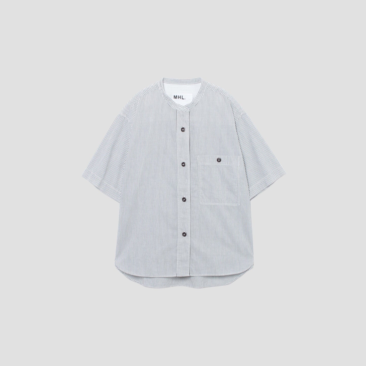 COTTON LINEN STRIPE SHIRT