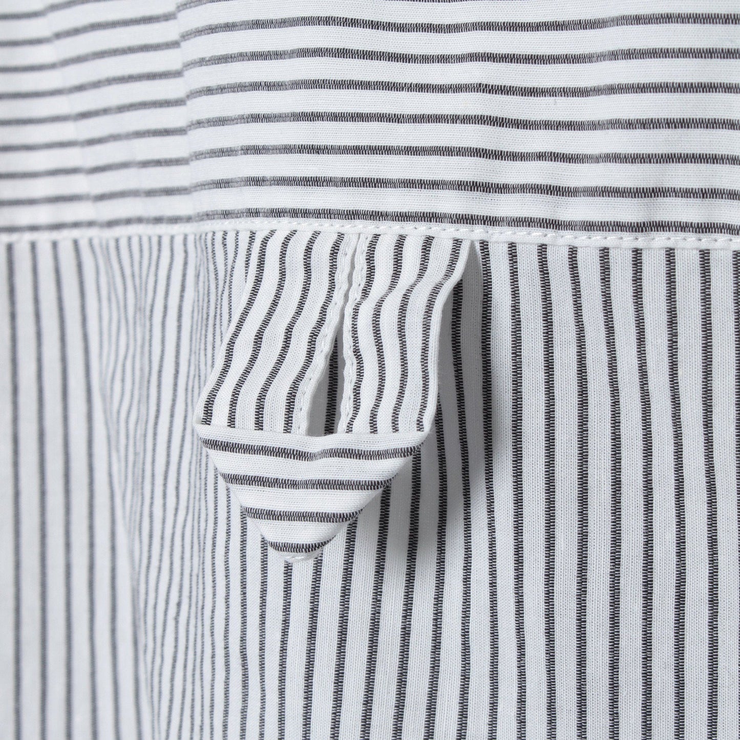 COTTON LINEN STRIPE SHIRT