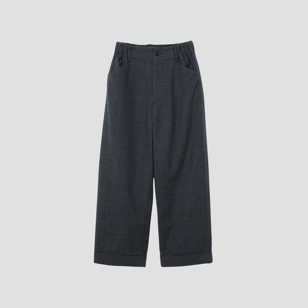 FLANNEL WOOL TROUSERS