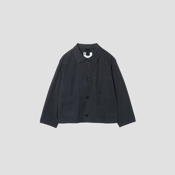 OVERDYE MELANGE COTTON LINEN BLOUSON