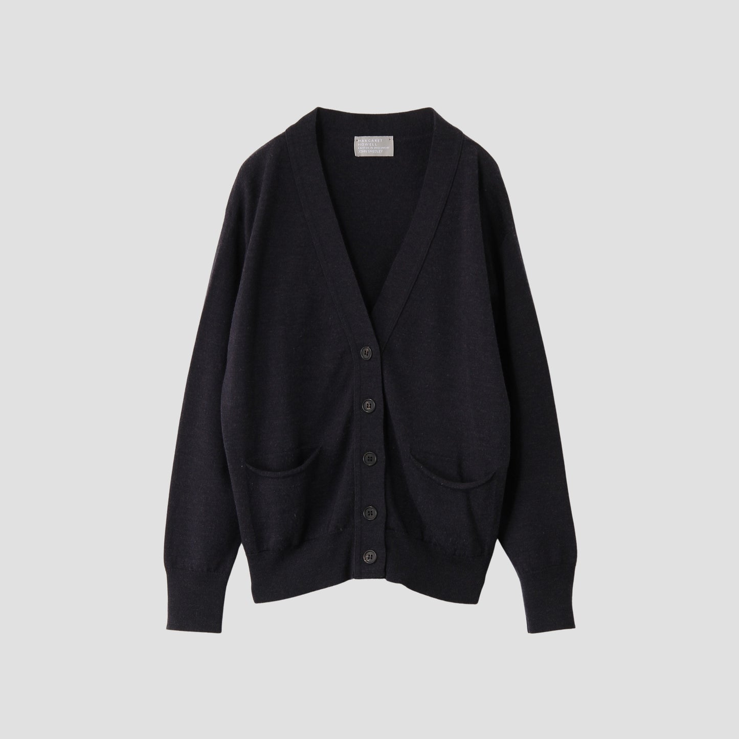MERINO V NECK CARDIGAN KNIT