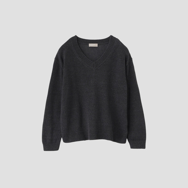RELAXED V NECK JUMPER KNIT