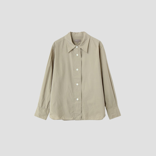 WASHED COTTON SILK SHIRT