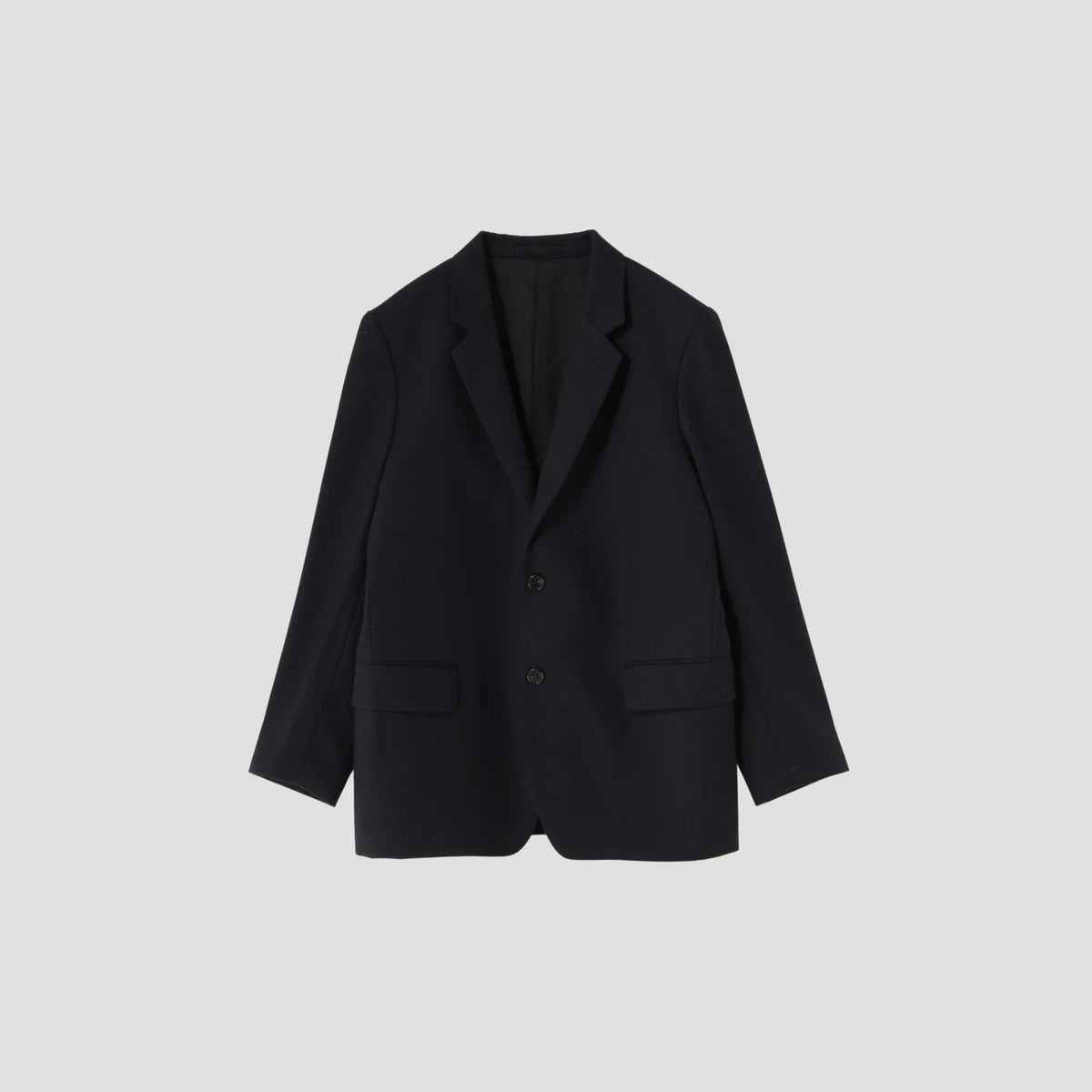 WASHED WOOL SERGE JACKET