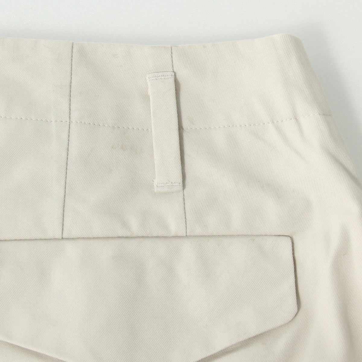 BRUSHED COTTON TWILL TROUSERS
