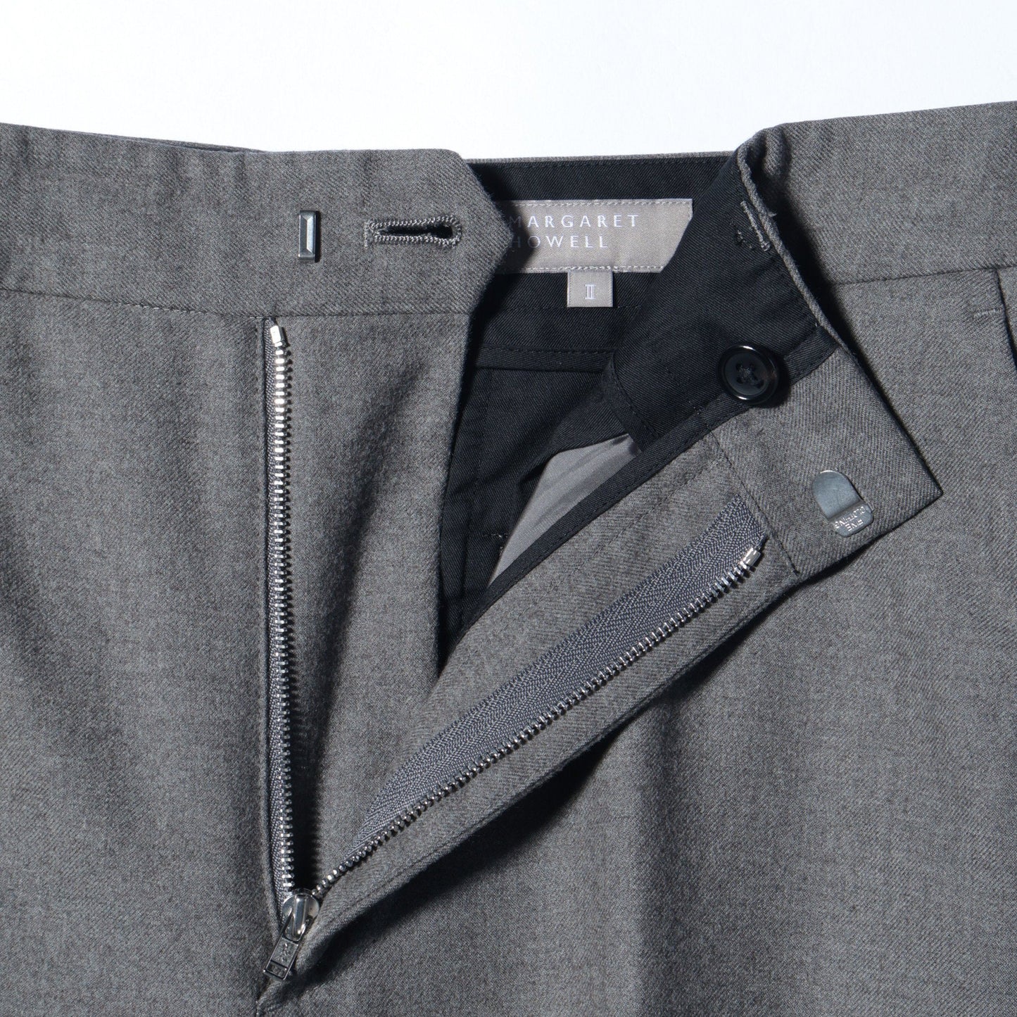 FINE WOOL FLANNEL TROUSERS