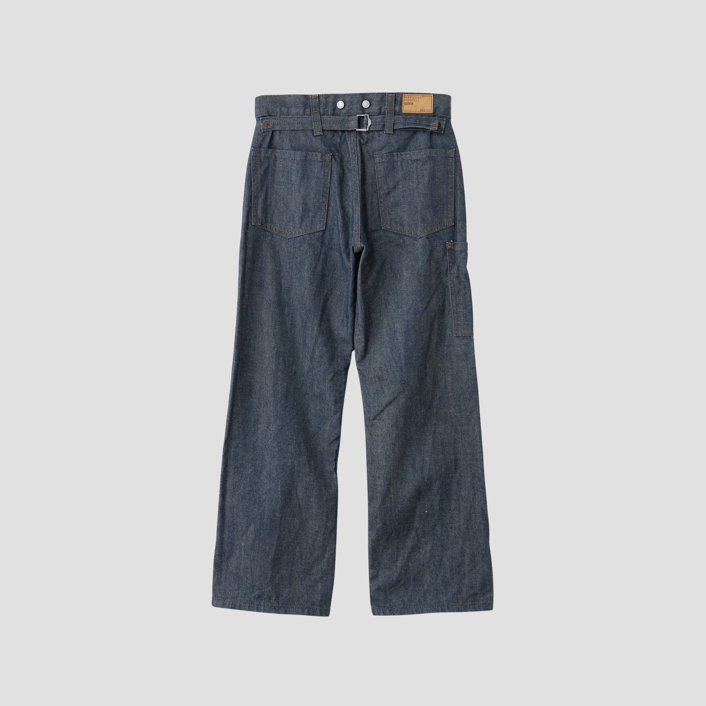 GREY CAST DENIM TROUSERS