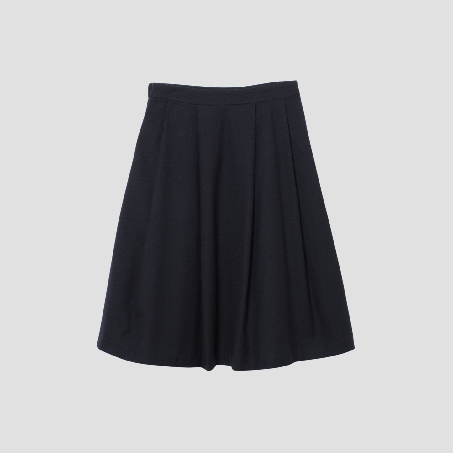 FINE WOOL FLANNEL SKIRT