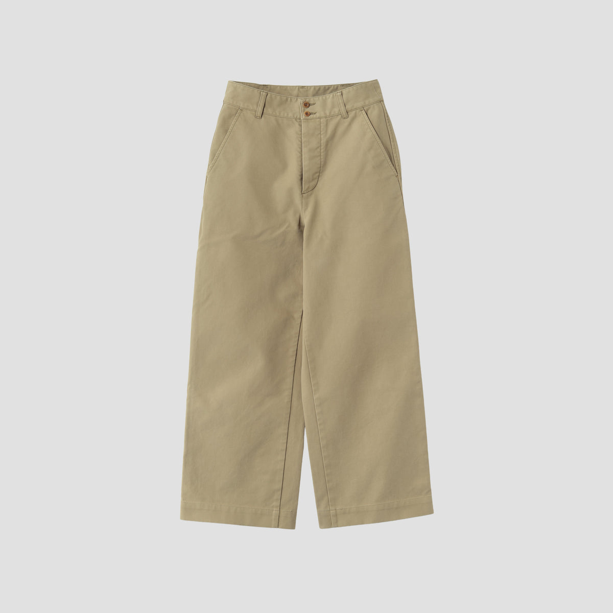 WASHED DENSE COTTON(MHL SHOP限定) TROUSERS